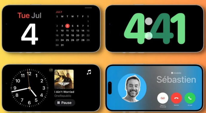 襄阳苹果手机维修分享iOS17横屏充电待机显示有什么好处 