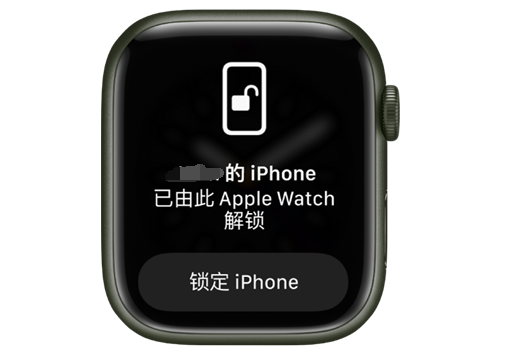 襄阳苹果手机维修分享用 AppleWatch 解锁配备面容 ID 的 iPhone方法 