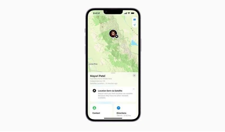 襄阳苹果14维修分享iPhone14系列中 FindMy功能通过卫星分享位置方法教程 