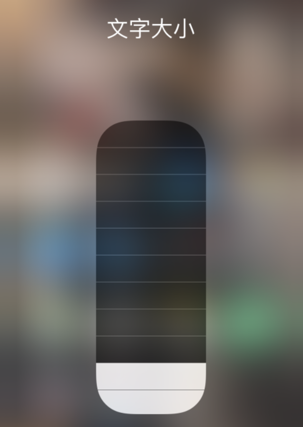 襄阳苹果手机维修分享小技巧：在 iPhone 控制中心快速调节字体大小 